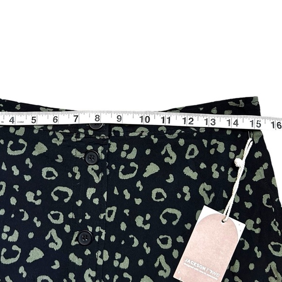 Jackson Rowe Figary Black Leopard Mini Skirt - Picture 13 of 14